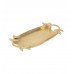 Gold Leaf Aluminium Tray